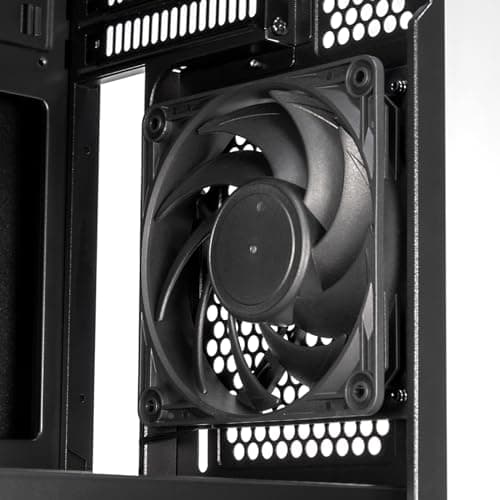Silverstone CS382 ATX Mid Tower Black with USB 3.2 Gen 2 Type-C and USB 3.2 Gen 1 Type-A image