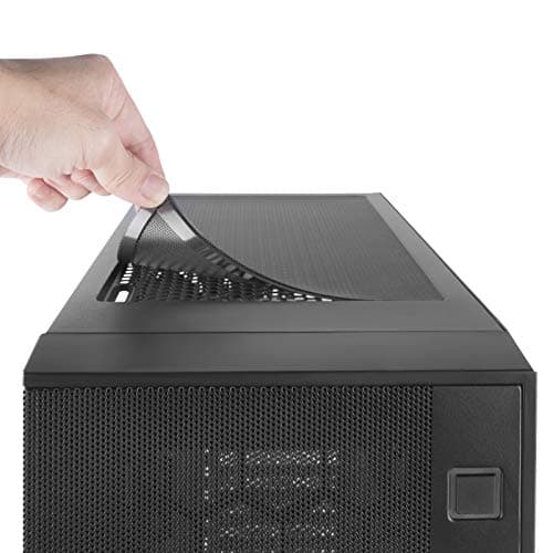 Silverstone FARA R1 PRO ATX Mid Tower Black with Tempered Glass Side Panel and USB 3.2 Gen 1 Type-A USB 2.0 Type-A image