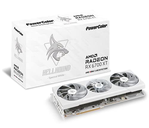PowerColor Hellhound Spectral Radeon RX 6700 XT 12GB GDDR6 White main image