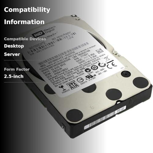 Western Digital VelociRaptor 1TB 2.5" HDD 10000RPM SATA image