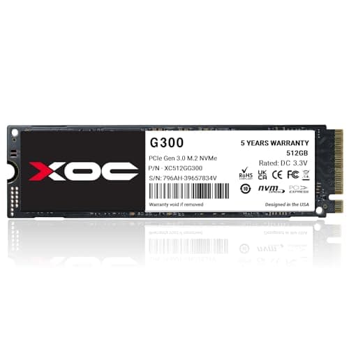 XOC G300 512GB SSD M.2-2280 PCIe 3.0 X4 NVMe image