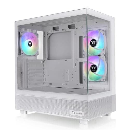 Thermaltake View 270 Plus ATX Mid Tower White Tempered Glass ARGB main image