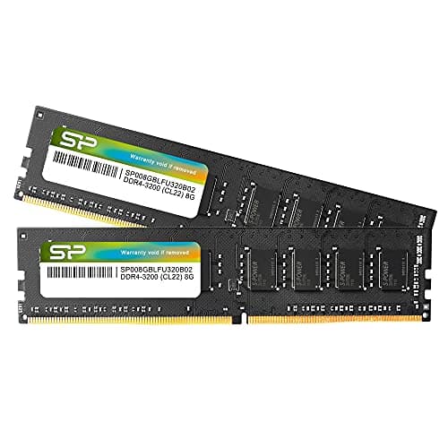 Silicon Power SP016GBLFU320B22 DDR4-3200 CL22 16GB (2x8GB) image