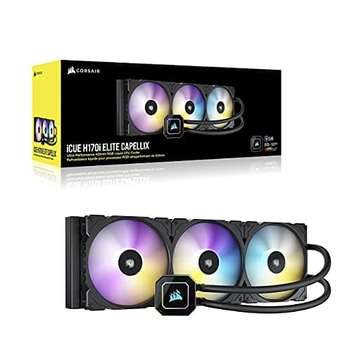 Corsair iCUE H170i ELITE CAPELLIX Water 420mm Black image