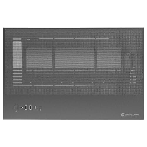 Antec C8 Wood ATX Full Tower Black / Brown with Tempered Glass Side Panel and USB 3.2 Gen 2 Type-C USB 3.2 Gen 1 Type-A image