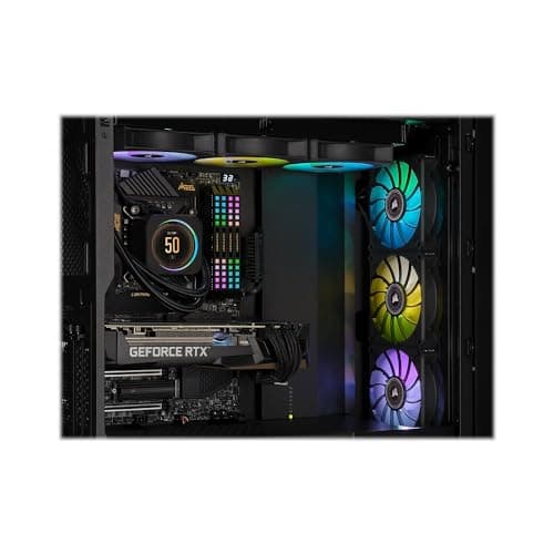 Corsair iCUE H150i ELITE LCD 58.1 CFM Water 360mm Black image
