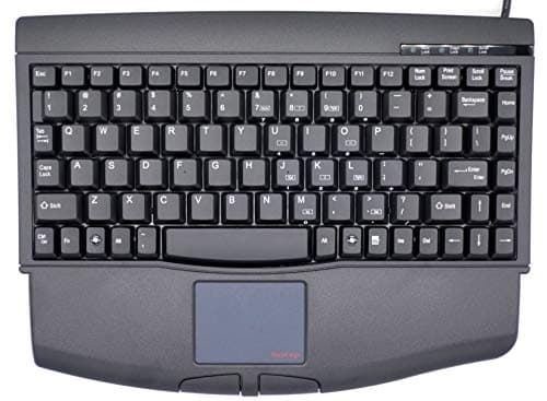 SolidTek KB-540BU Wired Mini Keyboard With Touchpad image