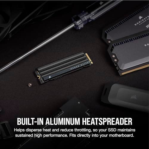 Corsair MP600 ELITE w/Heatsink 1TB SSD M.2-2280 PCIe 4.0 NVMe image