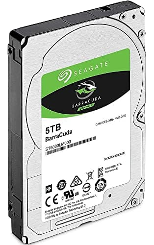 Seagate BarraCuda 5TB 2.5" HDD 5400RPM SATA image