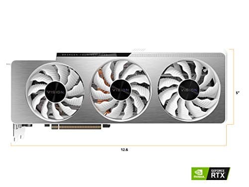 Gigabyte GeForce RTX 3090 Vision OC 24GB GDDR6X Silver / White image