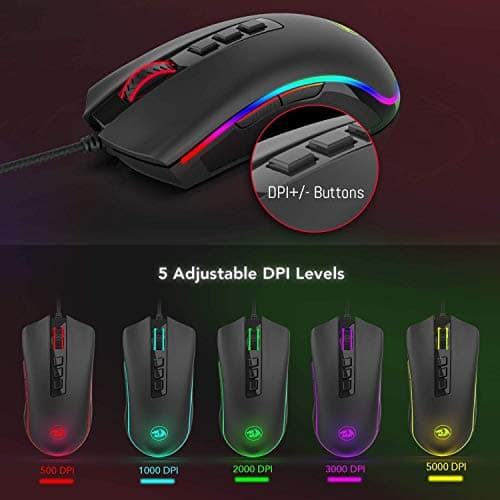 Redragon COBRA M711 Wired Optical Gaming Mouse image