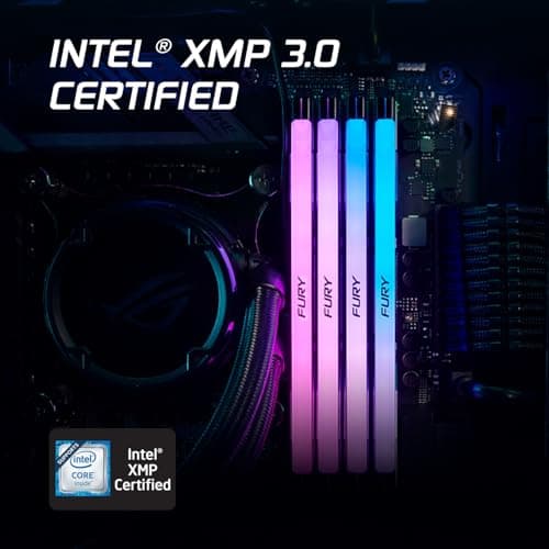 Kingston Fury Renegade RGB Silver / Black DDR5-6000 CL32 32GB (2x16GB) image