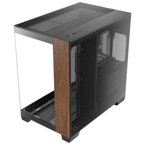 Antec C8 Wood ATX Full Tower Black / Brown with Tempered Glass Side Panel and USB 3.2 Gen 2 Type-C USB 3.2 Gen 1 Type-A image