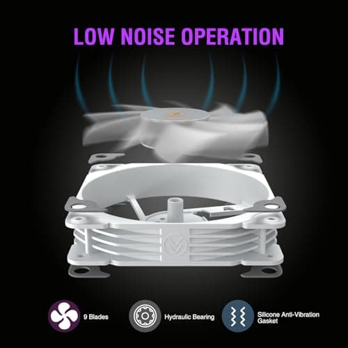 Vetroo V240 52 CFM Water 240mm White / Gray image