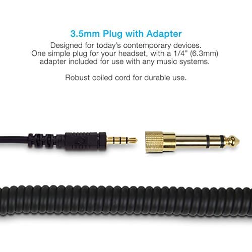 Cyber Acoustics ACM-500RB Closed Black Headphones image