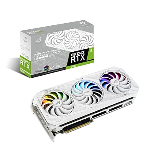 Asus ROG STRIX WHITE OC GeForce RTX 3090 24GB GDDR6X White / Black main image