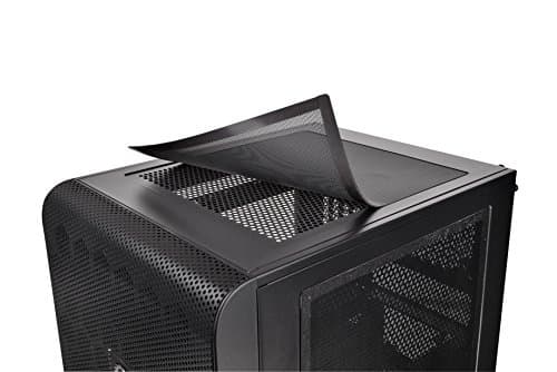 Thermaltake Core V21 Micro ATX Mini Tower Black with Acrylic Side Panel and USB 3.2 Gen 1 Type-A image