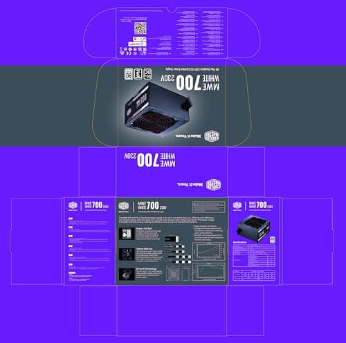 Cooler Master MWE Black 700W Non-Modular 80+ image