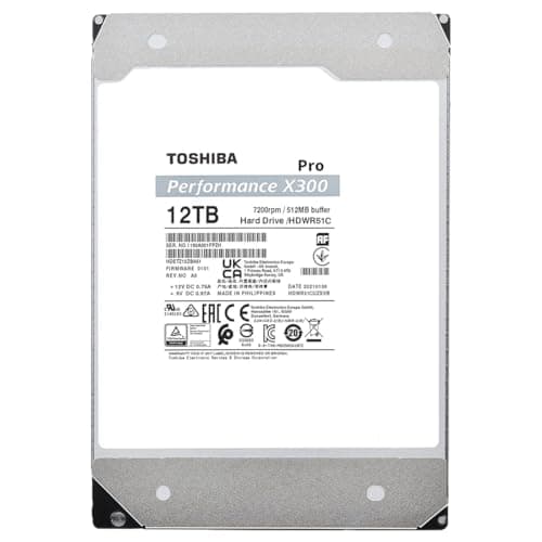 Toshiba X300 Pro 12TB 3.5" HDD 7200RPM SATA 6.0 Gb/s image