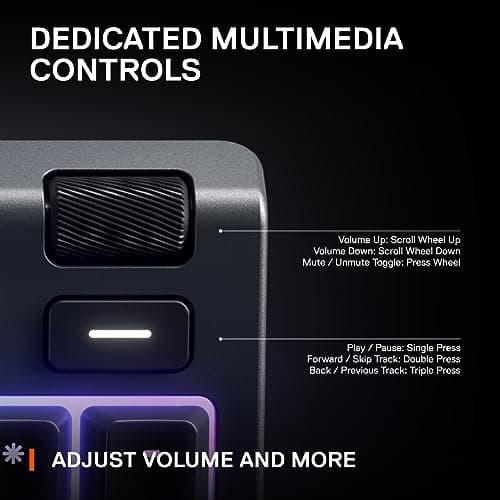 SteelSeries Apex 3 (2020) RGB Wired Gaming Keyboard image
