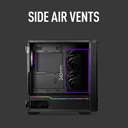 MSI MPG VELOX 100R ATX Mid Tower Black Tempered Glass image