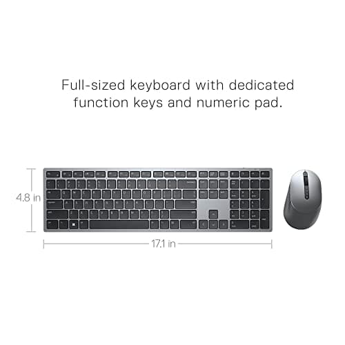 Dell KM7321W Wired/Wireless Standard Keyboard With Optical Mouse image