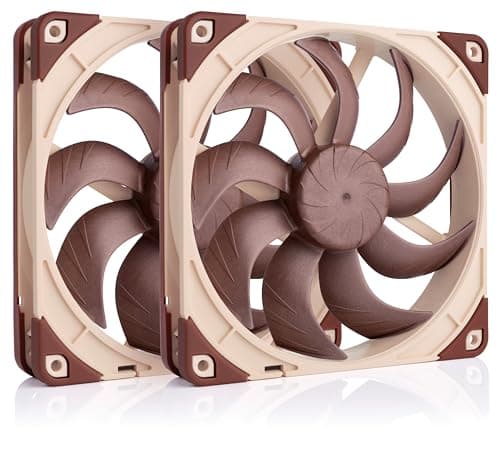 Noctua NF-A14x25 G2 140mm Brown PWM 2-Pack image