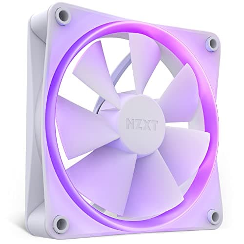 NZXT F120 120mm White Addressable RGB PWM 50.18 CFM 1-Pack image