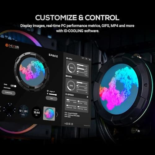 ID-COOLING SL PRO SE Water 360mm 58 CFM Black image