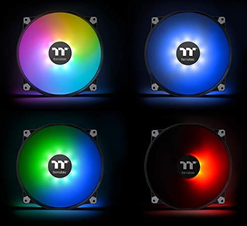 Thermaltake Pure 200mm Black ARGB PWM TT Premium Edition 129.54 CFM image