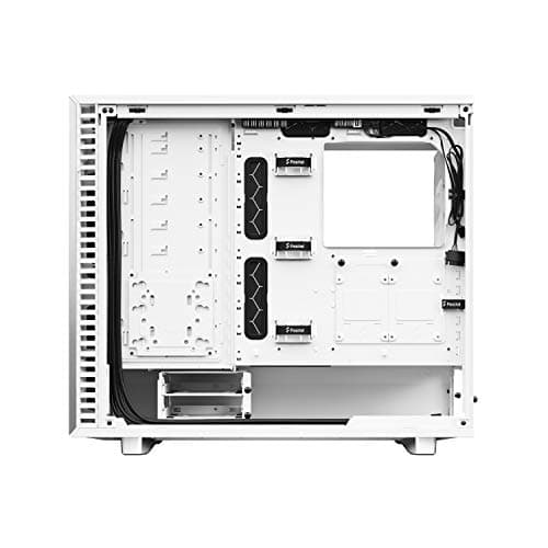 Fractal Design Define 7 White Solid Brushed Aluminum/Steel E-ATX Silent Modular Mid Tower Computer Case image