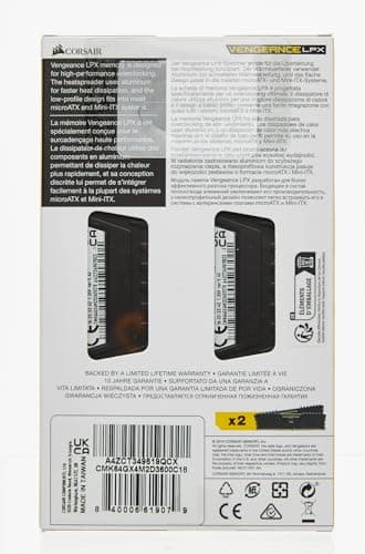 Corsair Vengeance LPX Black DDR4-3600 CL18 64GB (2x32GB) image