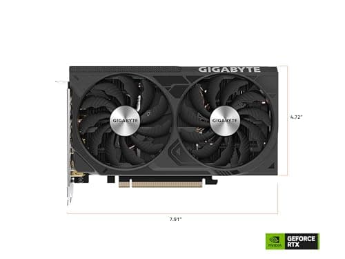 Gigabyte WINDFORCE OC GeForce RTX 4060 Ti 16GB GDDR6 Black / Silver image