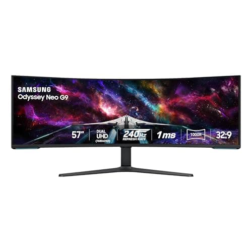 Samsung Odyssey Neo G95NC 57" 7680 x 2160 240Hz VA Curved Monitor image