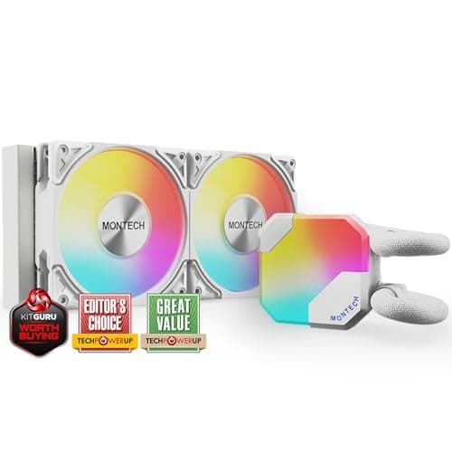 Montech HyperFlow Water 240mm ARGB 76.2 CFM White image