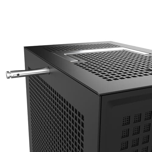HYTE REVOLT 3 Mini-ITX Tower Black Mesh Side Panel, USB 3.2 Gen 2 Type-C, USB 3.2 Gen 1 Type-A image