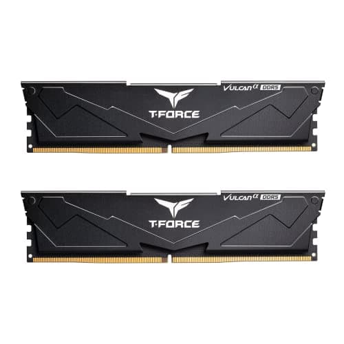 TEAMGROUP T-Force Vulcanα Black / Silver DDR5-5600 CL40 32GB (2x16GB) image