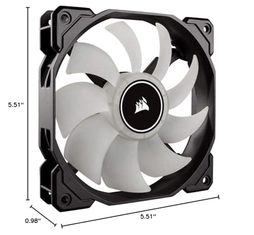 Corsair AF140L 140mm Black / Gray White 67.43 CFM 1-Pack image