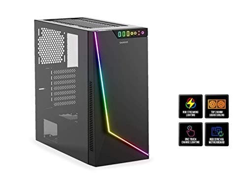 GAMDIAS ARGUS M1 ATX Mid Tower Black Tempered Glass Side Panel image