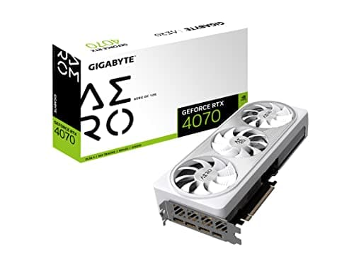 Gigabyte AERO OC GeForce RTX 4070 12GB GDDR6X White / Silver image