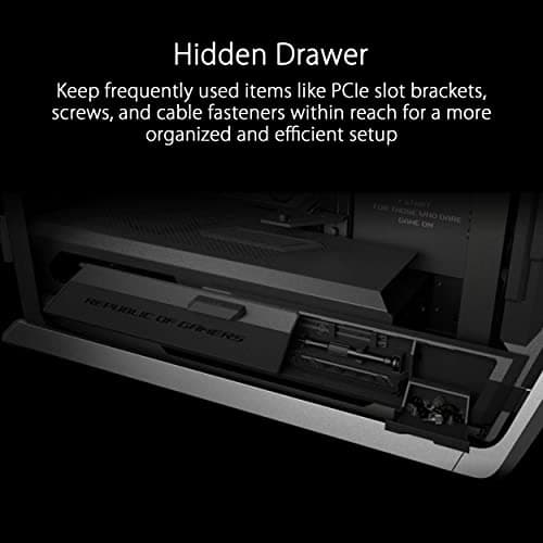 ASUS ROG Hyperion GR701 Tempered Glass eATX Full Tower Computer Case - Black image