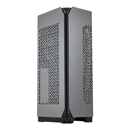 Cooler Master NCORE 100 MAX Mini-ITX Tower Silver Mesh Side Panel, 850W Power Supply main image