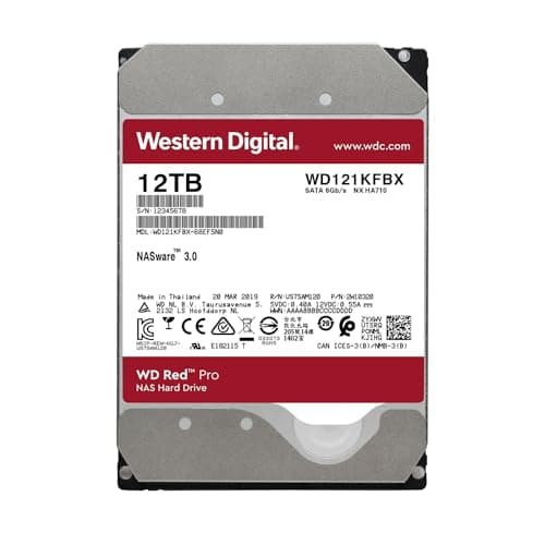Western Digital Red Pro 12 TB 3.5" HDD 7200RPM SATA 6.0 Gb/s image