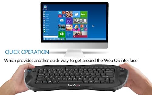 Grandtec KEY 3000 Wireless Slim With Trackball Keyboard image
