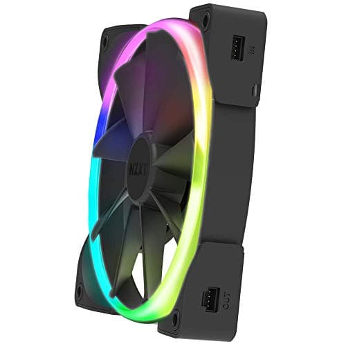 NZXT Aer RGB 140mm Black PWM Addressable RGB 71.6 CFM 3-Pack image