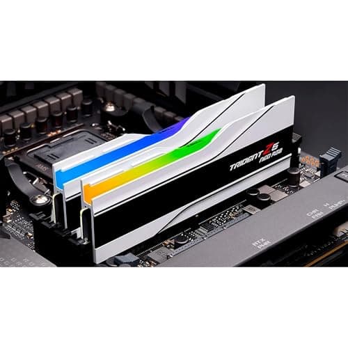 G.Skill Trident Z5 Neo RGB Silver / Black DDR5-6000 CL28 32GB (2x16GB) image