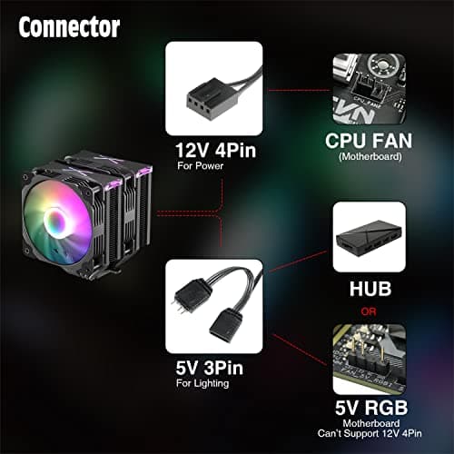 Vetroo U6 Pro Air 152mm 58.2 CFM Black image