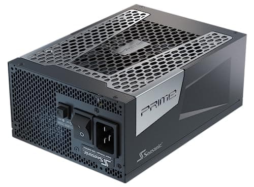 SeaSonic PRIME TX-1600 ATX 3.0 Black / Silver 1600W Fully Modular ATX 80+ Titanium Certified image