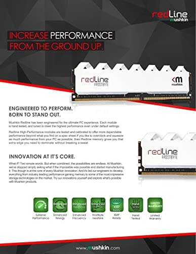 Mushkin Redline White DDR4-3200 CL16 32GB (2x16GB) image