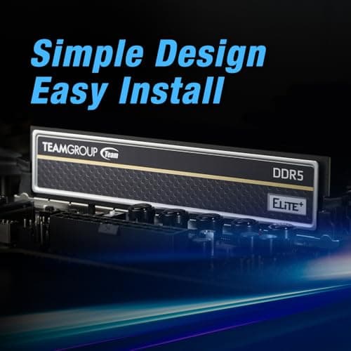 TEAMGROUP Elite Plus Black DDR5-5600 CL40 16GB (1x16GB) image